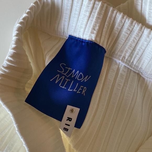 NWT Simon Miller Akuma Skirt Ribbed Knit Maxi M Macadamia - Picture 9 of 15